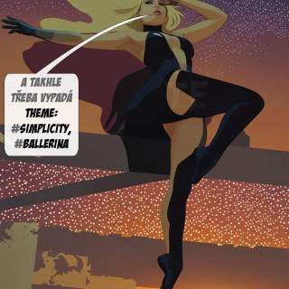 Mae, the ballerina at the&nbsp;roof