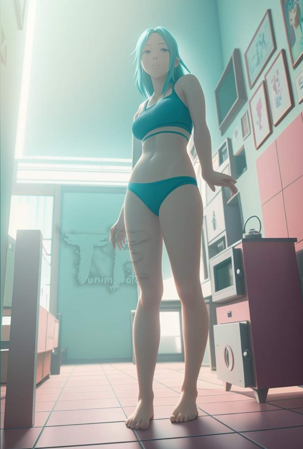 MAE – Manga, undressing, interior