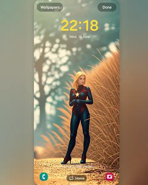 MAE: Meet the Confident Female Superhero on a Forest Path,&nbsp;wallpaper