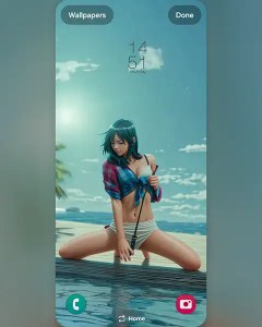 NEA is playing with the riding whip; Download free phone wallpaper&nbsp;9:21