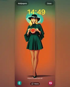 MAE – Elegant Green Dress: Fashion & Design Inspiration; Download free phone wallpaper&nbsp;9:21