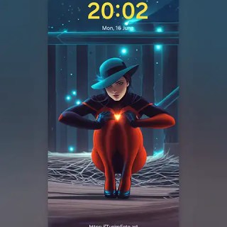 EVA - The Allure of a Female Superhero: A Visual Journey; phone wallpaper
