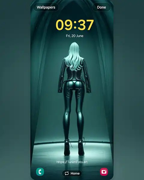 MAE – Stylized Figures: The Intersection of Art and Fashion; phone wallpaper