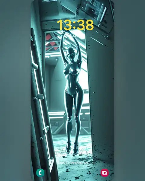 MAE as The Aesthetic Appeal of Humanoid Robots, phone&nbsp;wallpaper