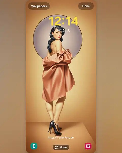 MAE – How to Style a Glamorous Satin Dress for Bettie Page Effortless Elegance; Download free phone wallpaper&nbsp;9:21