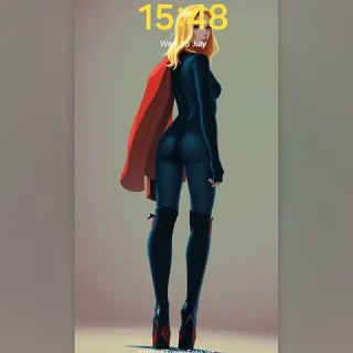 MAE stylized as a superhero;  Download free phone wallpaper&nbsp;9:21