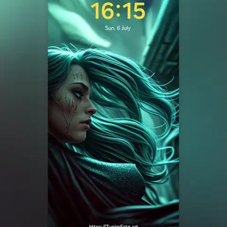 MAE – Dramatic Close-Up of feminity with Intricate Markings; Download free phone wallpaper&nbsp;9:21